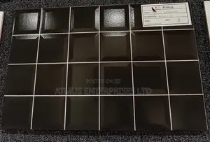 Twyford PMCP24354BK Black Mosaic Wall Tile