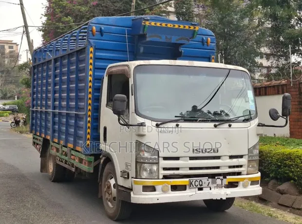 Isuzu Elf Manual 2014 Nyeupe Lori Ndogo - 1