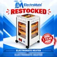 Electromate 2000W Heater ya Chumba ya Umeme ya Quartz - 2