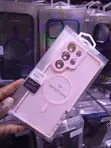 Pink Classic MagSafe Matte Case kwa Samsung Galaxy S25 Ultra - 1