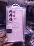 Pink Classic MagSafe Matte Case kwa Samsung Galaxy S25 Ultra - 2