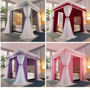 Luxury 4-Stand Mosquito Net Canopy