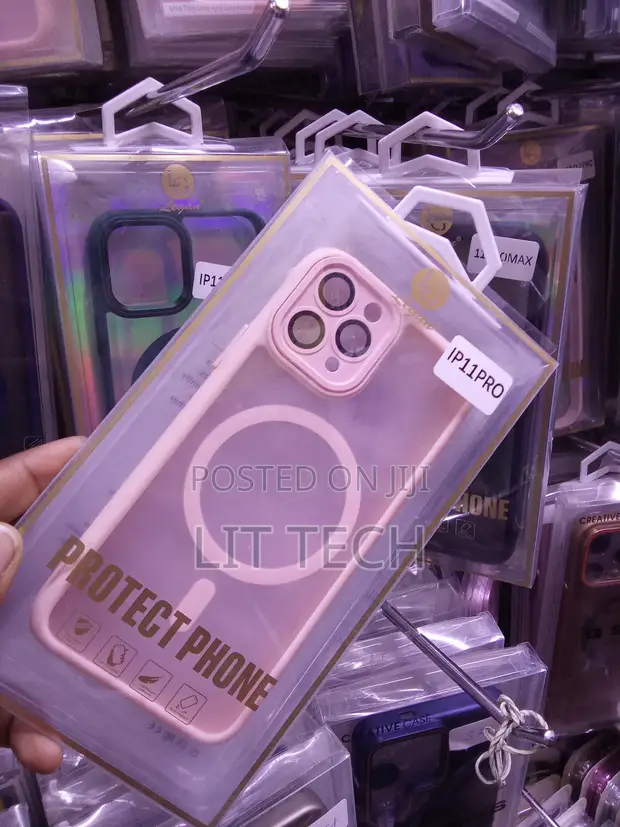 Pink Legan Matte MagSafe Case ya iPhone 11 Pro - 1