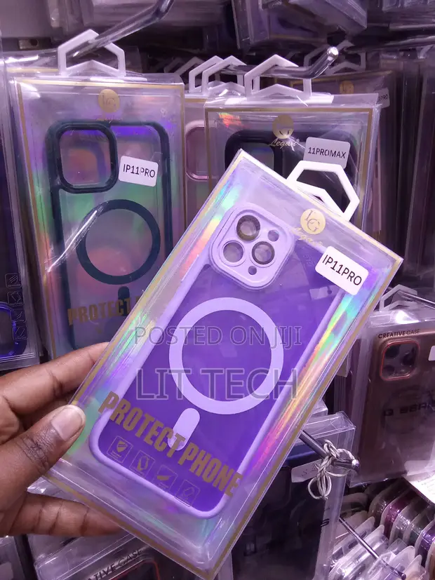 Purple MagSafe Translucent Case for iPhone 11 Pro - 1