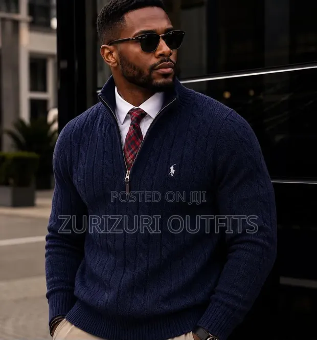 Polo Sweater ya Smart Casual - 1