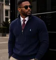 Polo Sweater ya Smart Casual - 1
