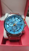 Curren M8291 Maroon Leather Watch - 1