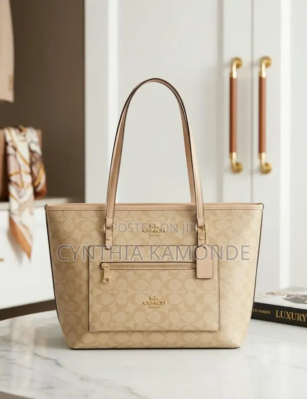 Genuine Leather Handbag - Multicolor - 1