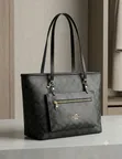 Genuine Leather Handbag - Multicolor - 4
