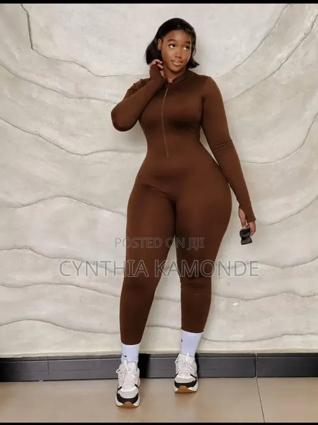 Jumpsuit ya Mikono Mirefu kwa Wanawake - 1