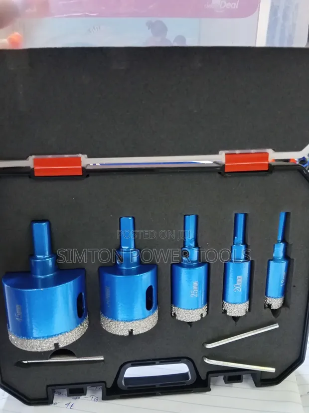 Diamond Core Hole Saw Drill Bit Set - 1