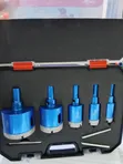 Diamond Core Hole Saw Drill Bit Set - 1