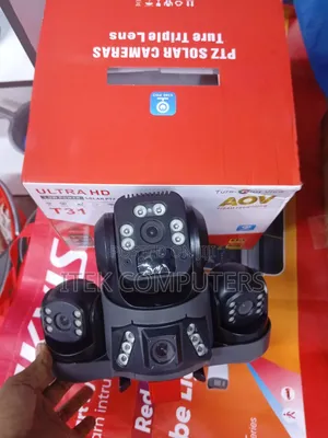 V380Pro Triple-Lens CCTV Camera with Motion Detection
