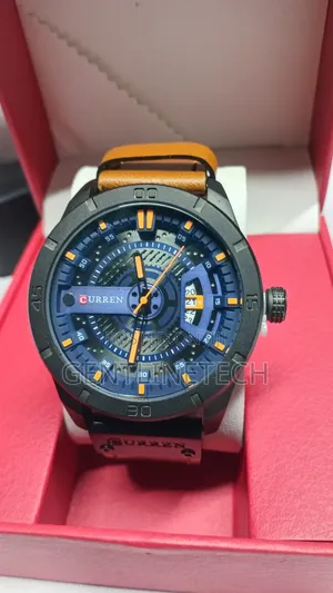 Saa ya Curren M8301 Brown Leather kwa Wanaume