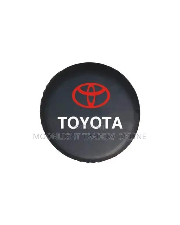 Stylish Toyota Spare Tyre Cover - Leather - 1