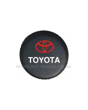 Stylish Toyota Spare Tyre Cover - Leather