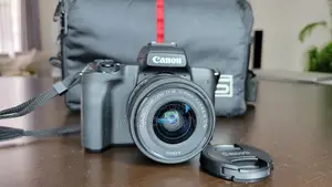 Canon EOS M50 Mark II Mirrorless Camera with 15-45mm Lens (Black)