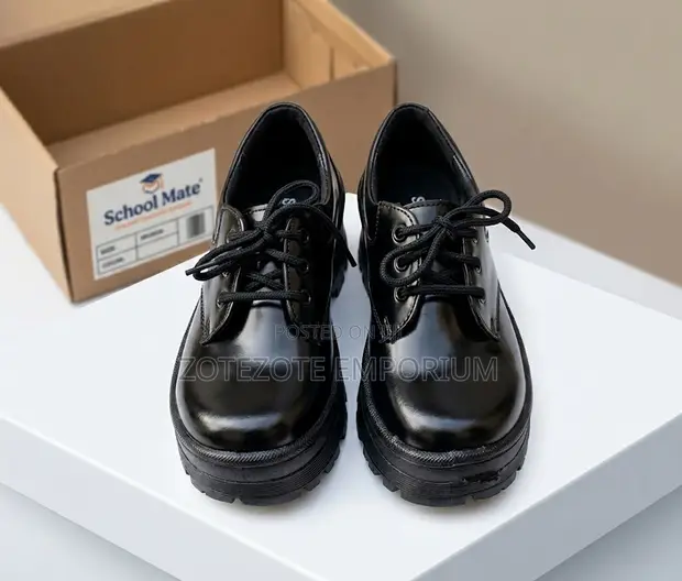 Back to School Leather School Shoes - 1