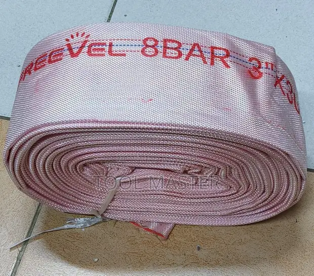 Frevel 3" x 30M 8-Bar Heavy-Duty Layflat Water Discharge Hose - 1