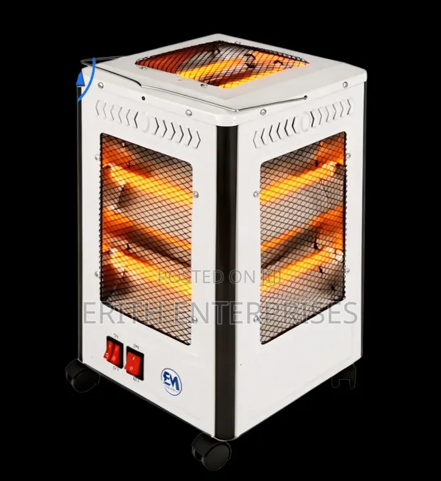 ElectroMate 2000W 5-Sided Quartz Room Heater - 1