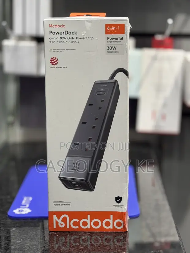 McDodo 6-in-1 30W GaN Power Strip - 1