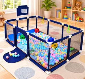 Kids Playpen Ball Pit with Mesh Sides