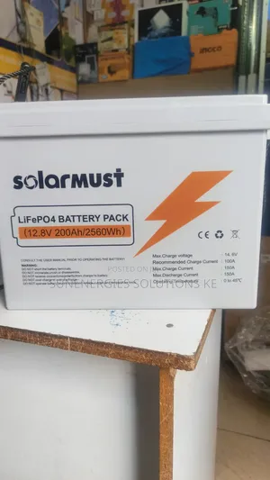 Betri ya Lithium 2.56kWh 12.8V