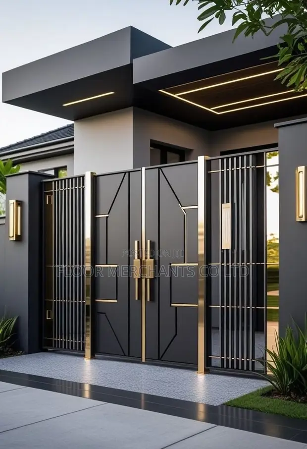 Huduma ya Usanifu wa 3D wa Lango la Villa - 1