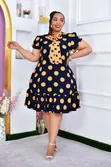 Mavazi ya Polka Dots kwa Wanawake - 2