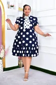 Mavazi ya Polka Dots kwa Wanawake - 4