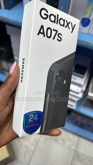 New Samsung Galaxy A07s 64GB Black