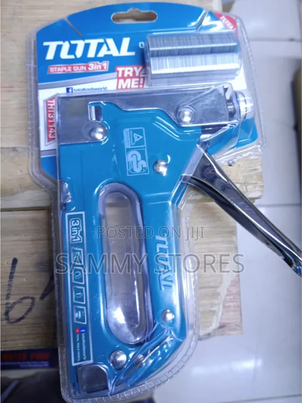 Total 3-in-1 Staple Gun ya Upholstery & Carpentry - 1