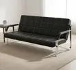 5-Seater Leather Office Reception Sofa - 3