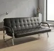 5-Seater Leather Office Reception Sofa - 5