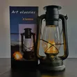 USB Solar Lamp - Vintage Style - 4