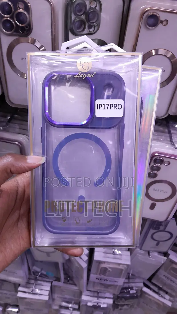 Kifaa cha Kesi cha Bluu cha iPhone 17 Pro chenye Sumaku - 1