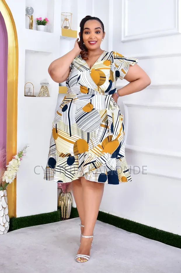 Fashionable Wrap Dress - 1