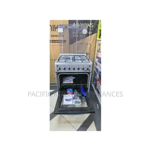 Ecomax Standing Cooker 60x60, 3 Gas + 1 Electric Plate, Electric Oven