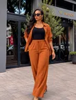 Set ya Vipande Vitatu vya Linen - 5