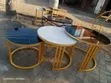 Triple Nesting Tables - Gold - 2