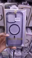 iPhone 16 Pro Max TPU Case with Electroplated Bumper - 1