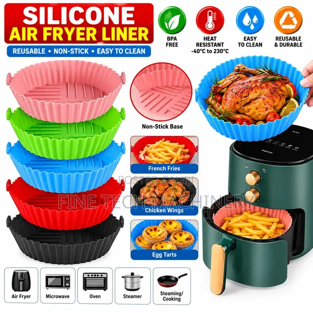 Reusable Silicone Air Fryer Liner Mat - 1