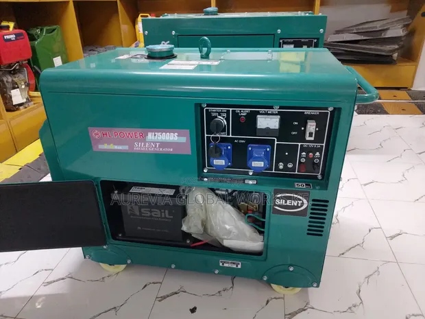 HL Power HL7500DS Silent Diesel Generator 7.5kVA - 1