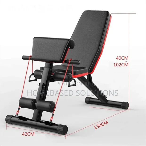 Black Workout Gym Bench - 1