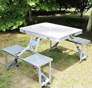 Meza ya Piknik ya Aluminium inayokunjwa