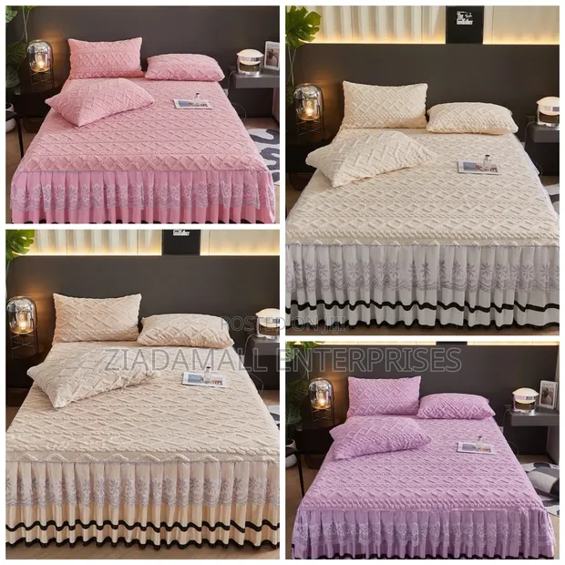 Luxurious Bed Spread with 2 Pillow Cases (6x6) - 1