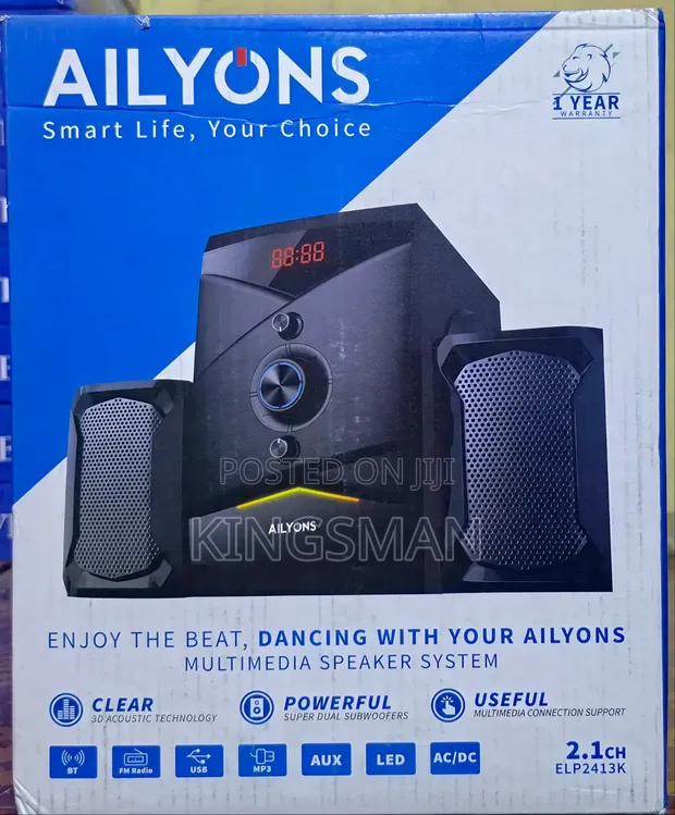 Ailyons ELP2413K 2.1 Speakers - 1