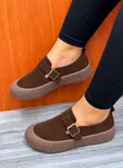 Viatu vya Suede vya Buckle - Vipya Kabisa - 1