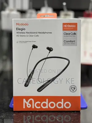 McDodo Wireless Neckband Headphones - Mpya Kabisa