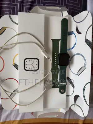 Apple Watch Series 7 (41mm) Kijani - Sanduku & Chaja Halisi